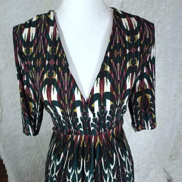 MASSEYS GREEN, WHITE, & PINK DRESS SZ.XL EUC - Picture 3 of 8